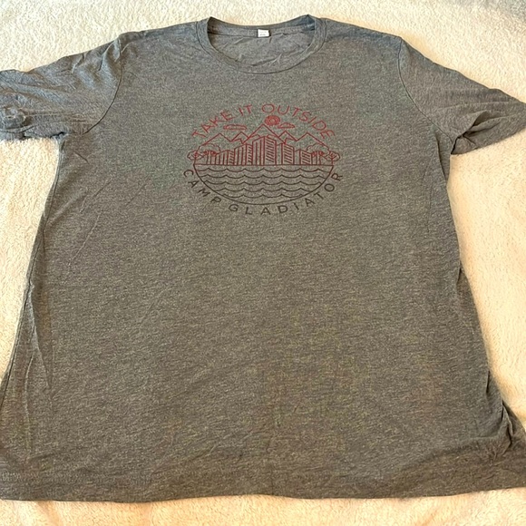 Camp Gladiator Take it Outside T-Shirt - Picture 1 of 5